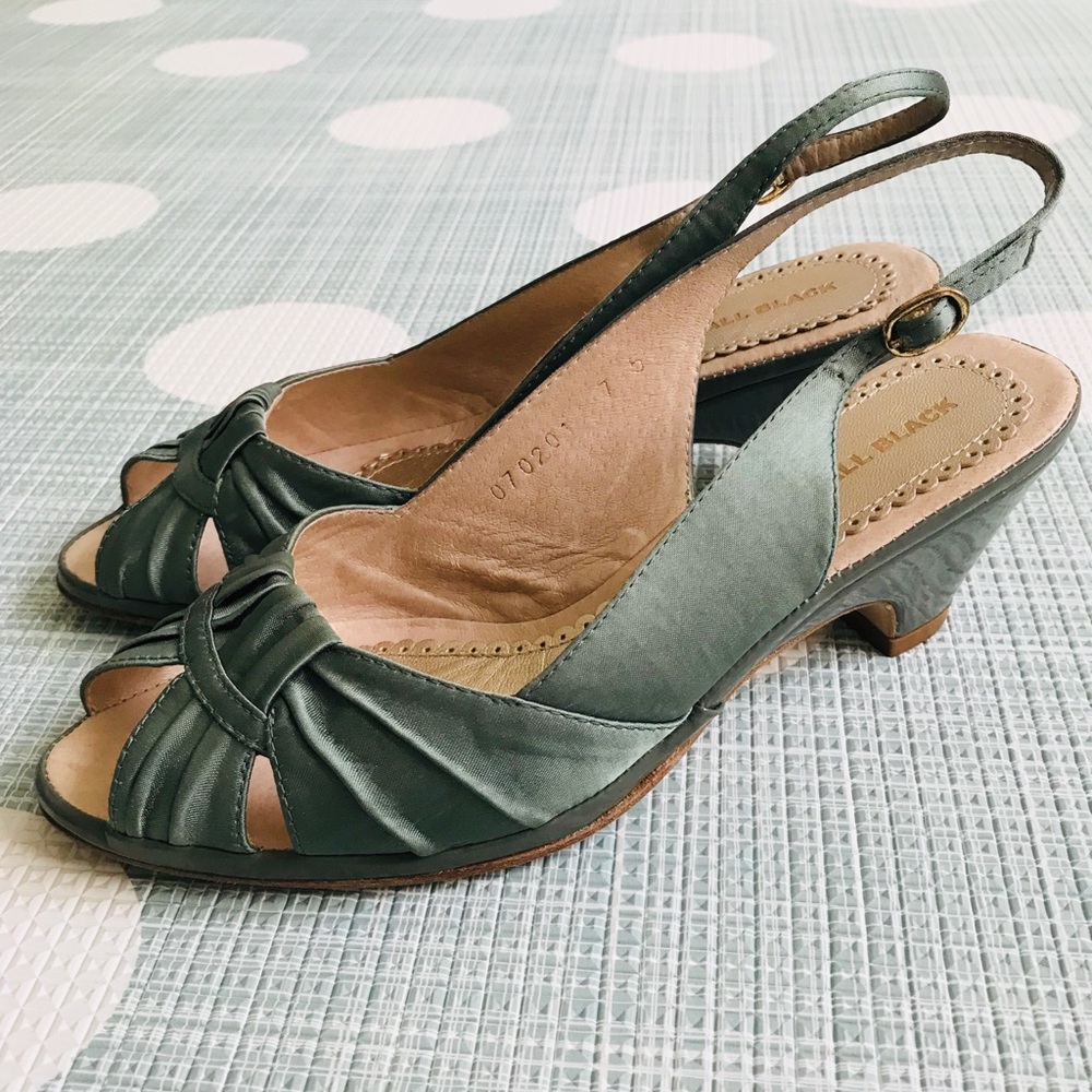 Pretty Anthropologie Satin Heels
